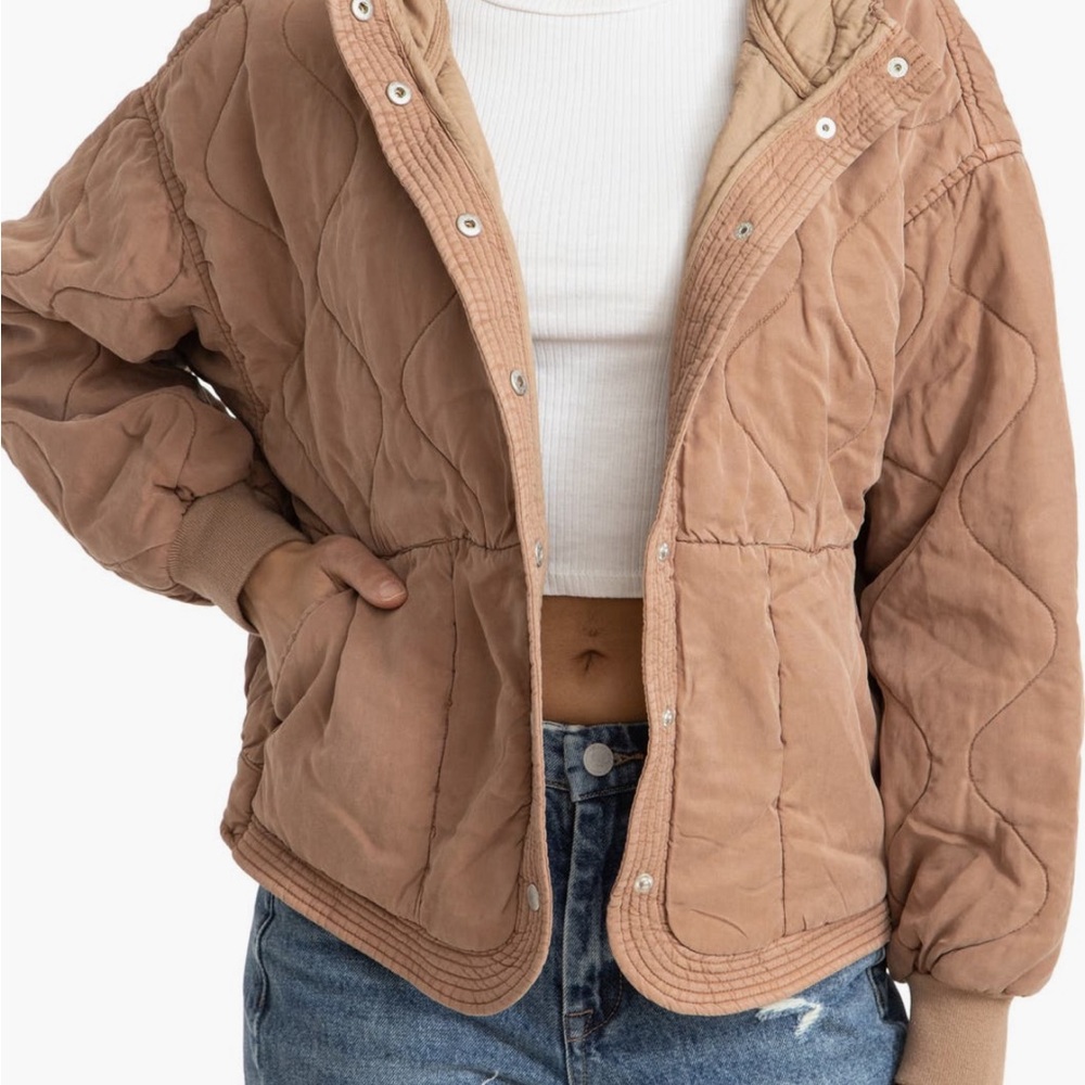 Blank NYC Women's Quilted Jacket in Pink